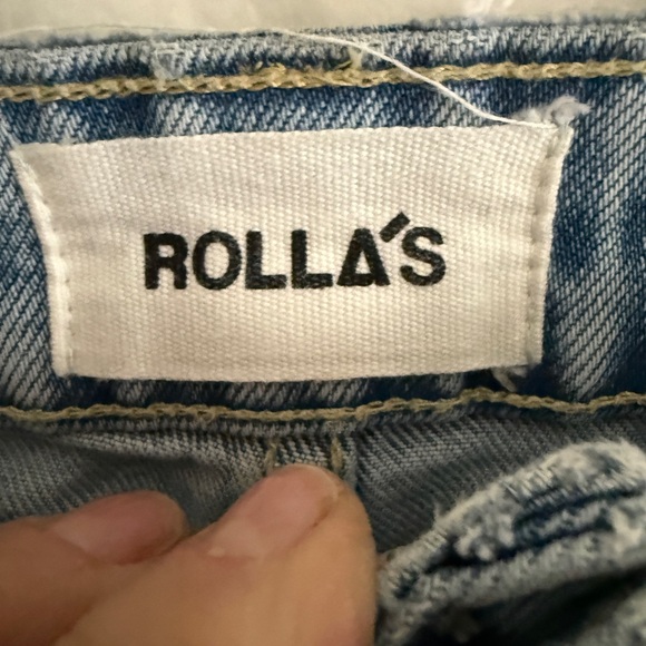 Rollas Sky Blue Boot Cut Duster Jeans Women Size 26 - Picture 15 of 16